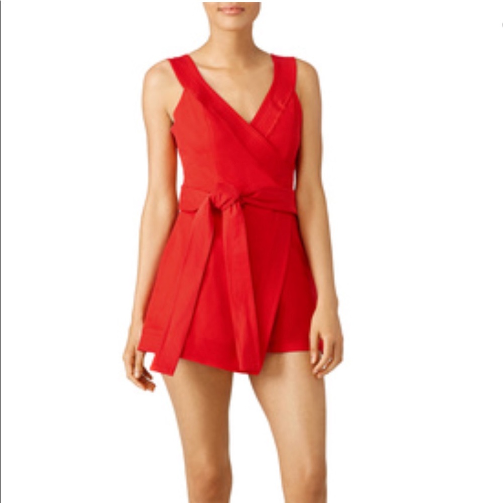 Alexis Red Lexi Skort Romper - never been worn!